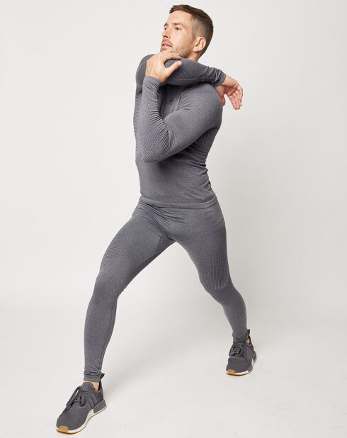 Collant technique Performance Warm gris