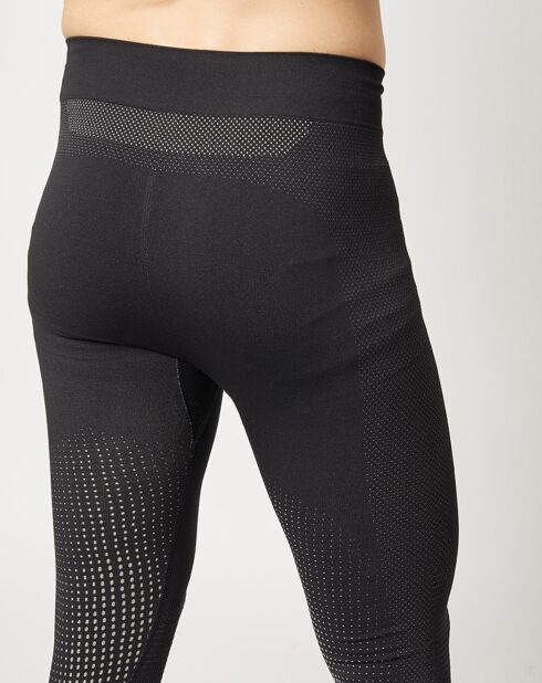 Collant technique Performance Warm noir/gris