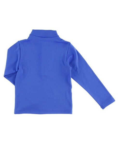 Pull technique col zippé Berra bleu