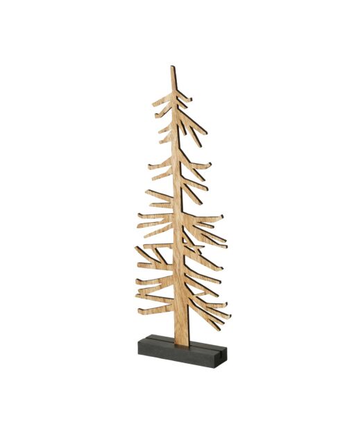 Arbre de Noël à poser Siljan naturel/noir - 20x5.5x54 cm