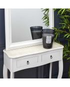 Bougie parfumée Musc Blanc grise - 125h