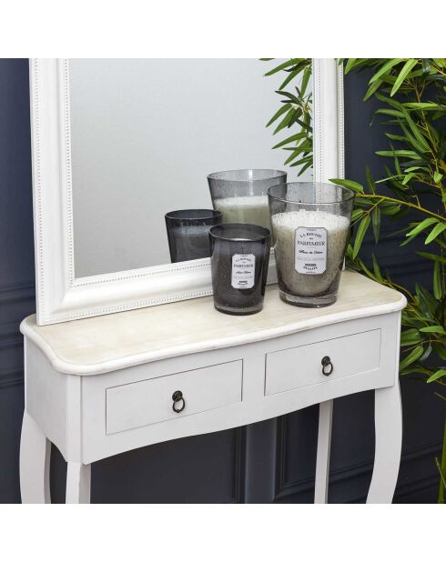 Bougie parfumée Fleur de coton grise - 125h