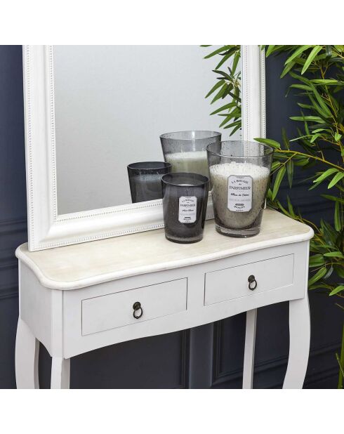 Bougie parfumée Musc Blanc grise - 80h