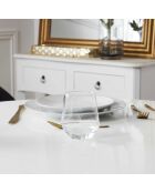 6 Verres forme diamant transparents - 30 cl
