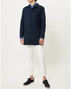 Imperméable Bimatière bleu marine