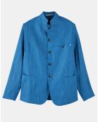 Veste de costume bleu vif