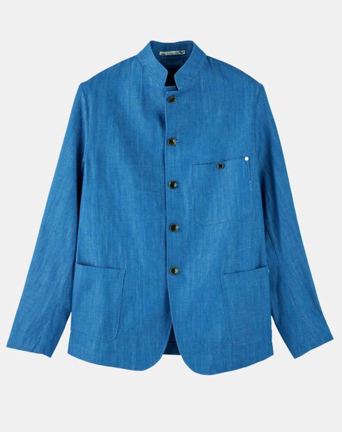 Veste de costume bleu vif