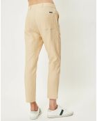 Pantalon fluide Shashiko Travel Gauff beige clair