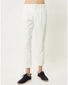 Pantalon chino Pince léger blanc