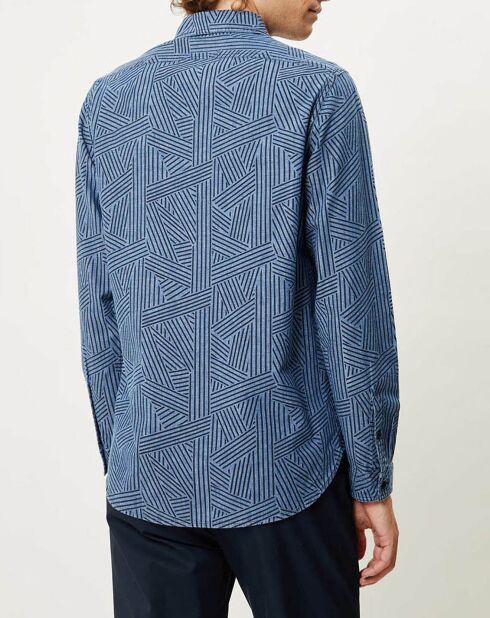 Chemise en Coton bio Chambray bleu jean