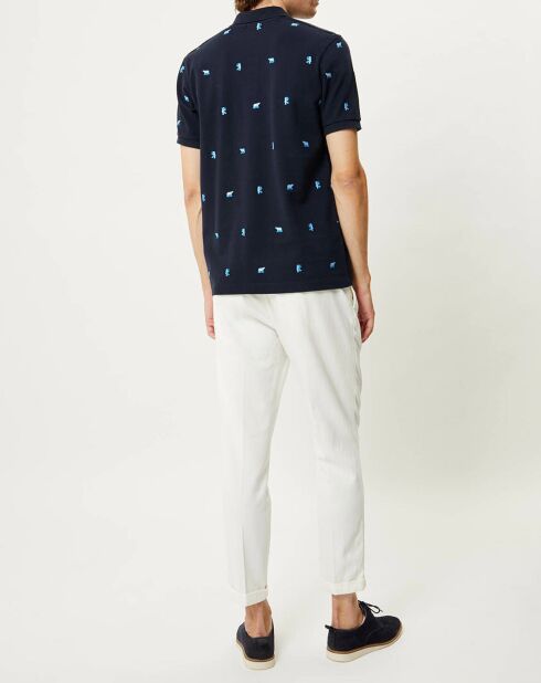 Polo Regular Fit Mini Bear bleu marine