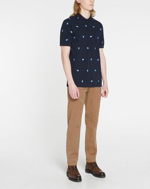 Polo Regular Fit Mini Bear bleu marine