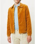 Blouson en Velours Sherpa camel