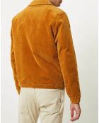 Blouson en Velours Sherpa camel