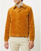 Blouson en Velours Sherpa camel