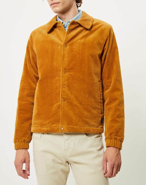 Blouson en Velours Sherpa camel