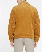 Blouson en Velours Sherpa camel