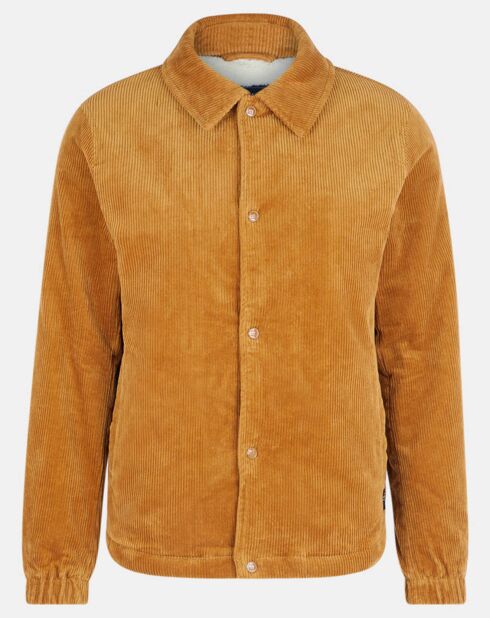 Blouson en Velours Sherpa camel