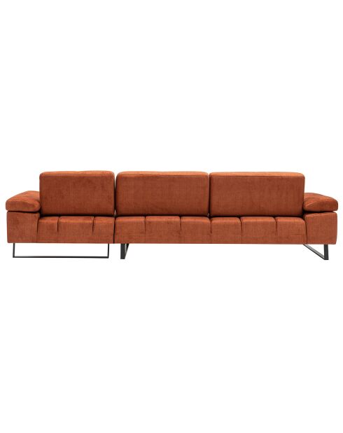 Canapé d'angle droit Mustang orange - (314x174)x83x45 cm