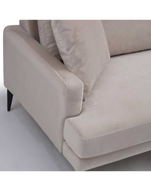 Canapé 2 places Papira 2  beige - 175x90x88 cm