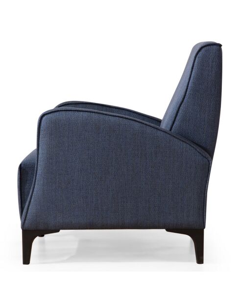 Fauteuil Petra bleu - 78x87x78 cm