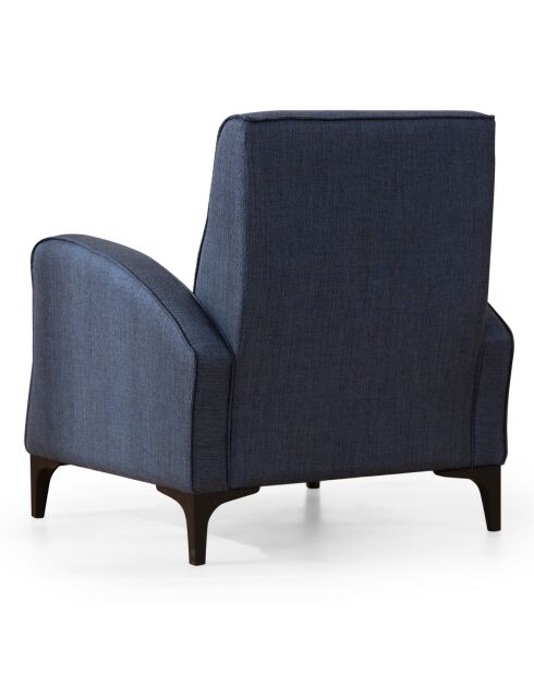 Fauteuil Petra bleu - 78x87x78 cm