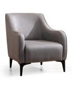 Fauteuil Belissimo gris - 94x87x77 cm