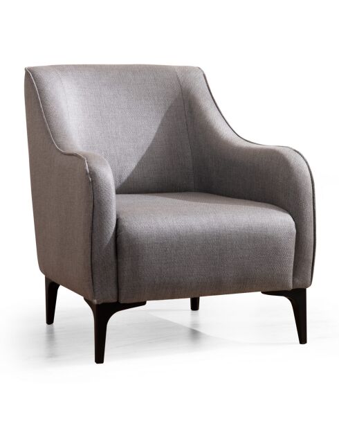 Fauteuil Belissimo gris - 94x87x77 cm