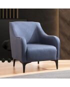 Fauteuil Belissimo bleu - 94x87x77 cm