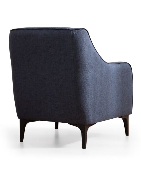 Fauteuil Belissimo bleu - 94x87x77 cm