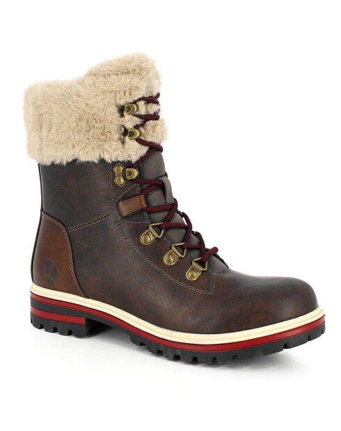 Bottines Fourrées Théa marron