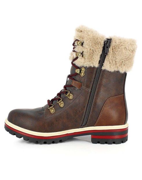 Bottines Fourrées Théa marron