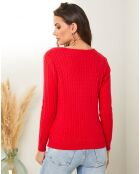 Pull Ilanit rouge