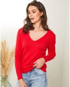 Pull Ilanit rouge