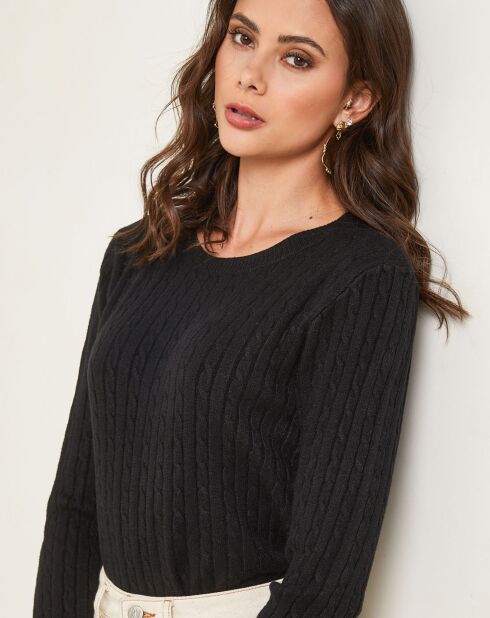 Pull Oliva noir