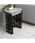 Tables basses gigognes Stil blanche