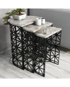 Tables basses gigognes Stil blanche