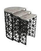 Tables basses gigognes Stil blanche