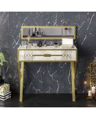 Console + Miroir Frida blancs