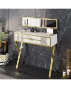 Console + Miroir Frida blancs