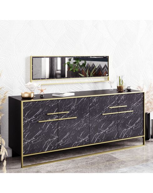 Buffet Polka doré/noir