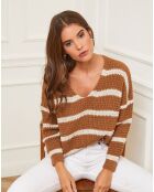 Jersey Lou en mezcla de lana camel