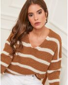 Jersey Lou en mezcla de lana camel