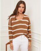 Jersey Lou en mezcla de lana camel