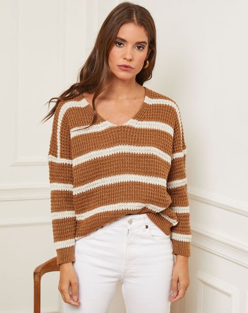 Maglione Lou in misto lana cammello