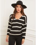 Pull en Laine mélangée Lou noir