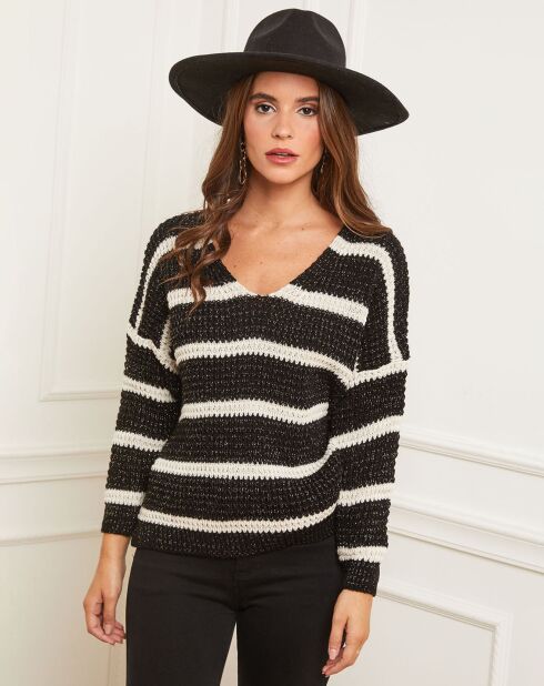 Pull en Laine mélangée Lou noir