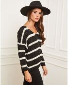 Pull en Laine mélangée Lou noir