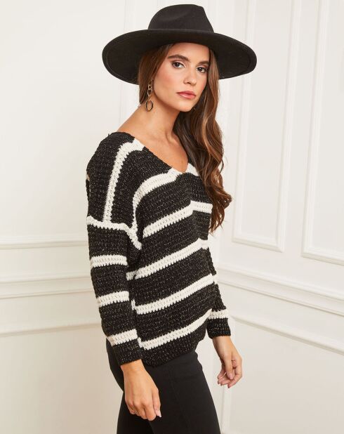 Pull en Laine mélangée Lou noir