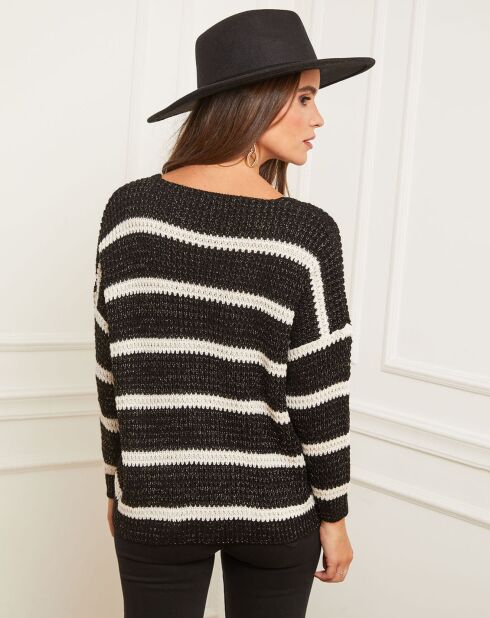Pull en Laine mélangée Lou noir